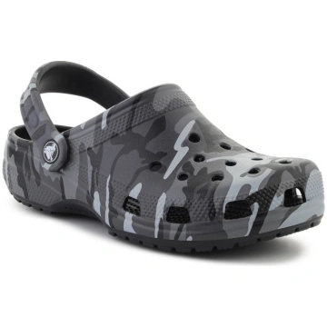 Crocs KLASISKĀS KAMUFLĀŽAS KLUMPLAPAS MELNAS/ŠĪFER