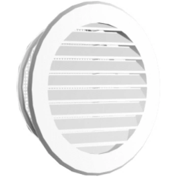 Režģis Okragła Fi125 160mm Balta
