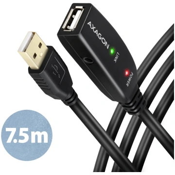 AXAGON Active extension cable, 7.5 m ADR-207 USB T