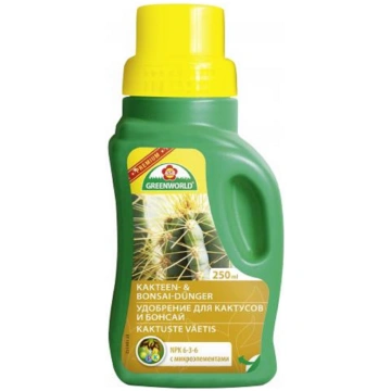 Mēslojums kaktusiem GREENWORLD Premium 250ml 31301