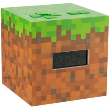 Pulkstenis Paladone Minecraft, zaļa krās./oranža k