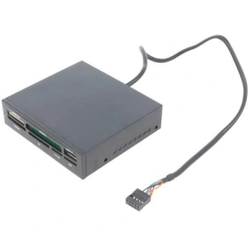 Card reader: memory; USB 2.0; internal supplied; b