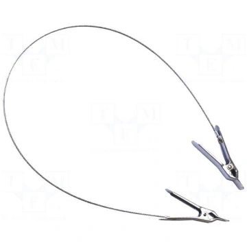 Ground/earth cable | both sides,crocodile clip | L