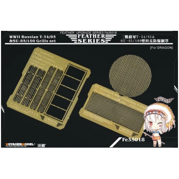 WWII Russian T-34/ 85 &SU-85/ 100 Grills set Voyag