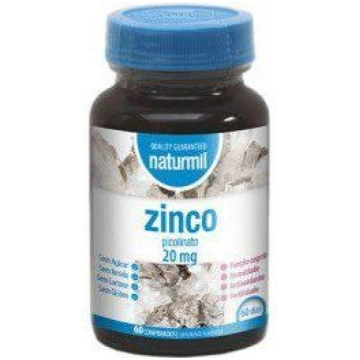 Zinc 20 Mg 60 Tablets Dietmed