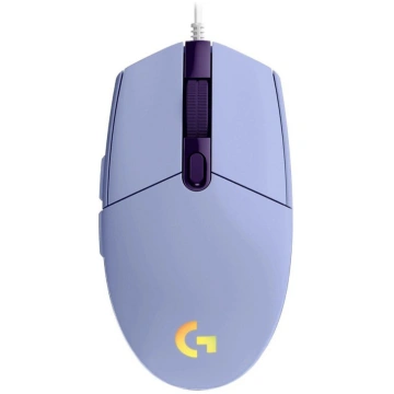 Vadu spēļu pele Logitech G102 Lightsync, violeta k