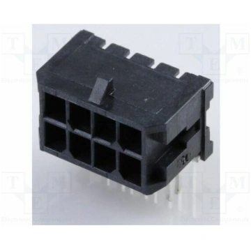 Connector: wire-board; plug; male; PIN: 8; MICRO; 