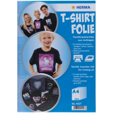 Herma Herma T-Shirt Foil A4 f. dark + black Textil
