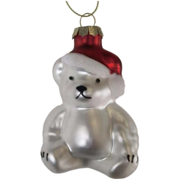 Ziemassvētku rotājums JOY “Bear” – lācītis, 8 cm, 