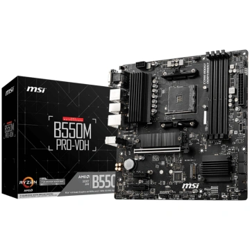 Mainboard, MSI, AMD B550, SAM4, MicroATX, Memory D