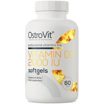 OstroVit Vitamin D3 2000 IU softgels 60 tabletes