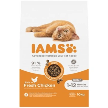 Sausā barība kaķēniem IAMS, 10 kg Eukanuba