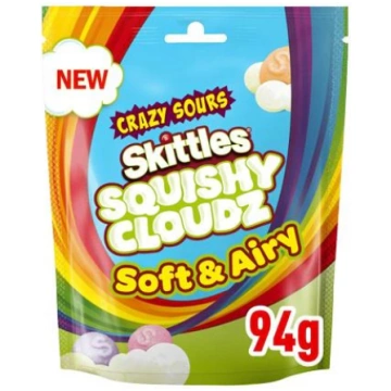 SKITTLES FRUIT SOUR SQUISHY CLOUDZ 94 GR. Willy Be