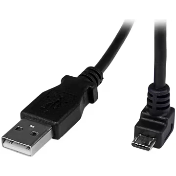 Startech USB-A to Micro USB, Angle, 2m (USBAUB2MD)
