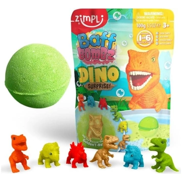Zimpli Kids Dino Surprise Bath Bomb, 6 dinozauru p