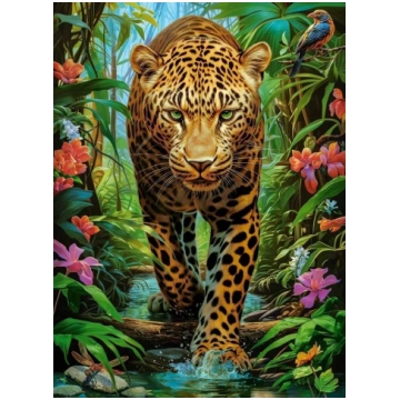 Castorland Puzzle 2000 Leopard in the Wild CASTOR 