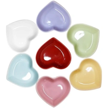 7 krāsu porcelāna sojas mērces trauciņi, 47 ml, si