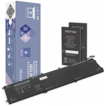 Mitsu Bateria for Dell XPS 15 9550 - 6GTPY 8500 mA