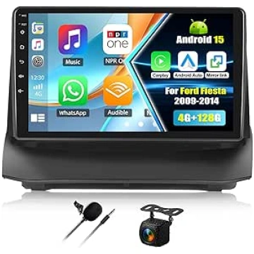 4+128G Android 15 Autoradio für Ford Fiesta 2009-2