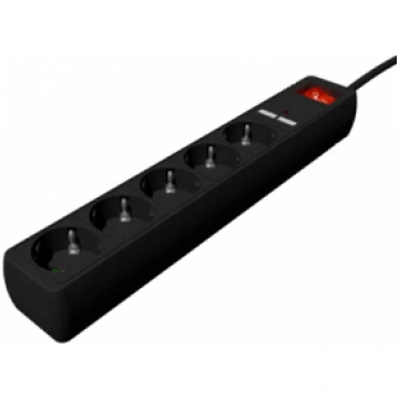 ENERGENIE SPG5-U2-5-02 JAUDAS SLOKSNE AR USB LĀDĒT