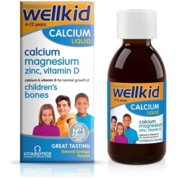 WELLKID Calcium šķidrums 150 ml Vitabiotics