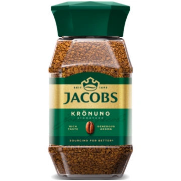 Jacobs šķīstošā Kronung instant 200g 8711000516164
