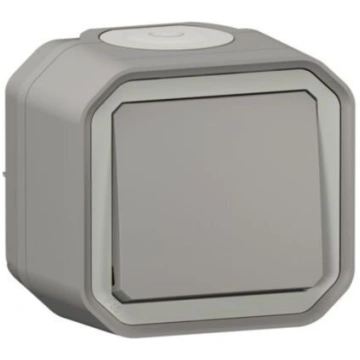 Legrand Plexo gaismas slēdzis, pelēks, Ip55, virsm