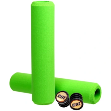 Stūres rokturi ESI Extra Chunky green GRIP700
