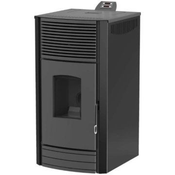 Granulu kamīns ONYX AIR 8kW Melns Granulu apkures 