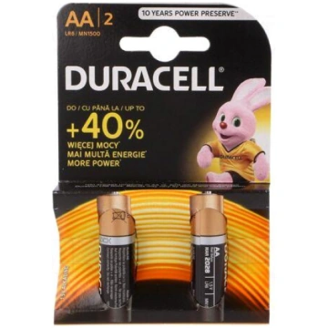 Battery: alkaline | 1.5V | AA | Basic | Batt.no: 2