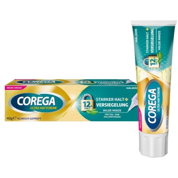 Corega protēžu fiksācijas krēms, Ultra, Piparmētru