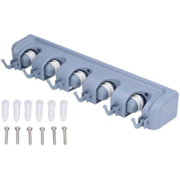 Mop Broom Holder Multifunctional Space Saving Broo