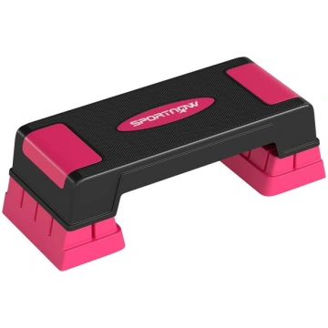 Aerobikas steppers 3 regulējami augstumi 75 cm roz