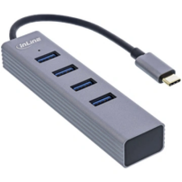 InLine 33271N - Hub - 4 x USB 3 2 Gen 1 - Desktop 