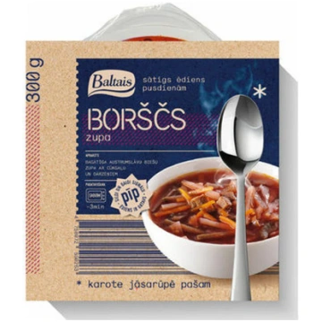 Zupa Borščs 300g Baltais