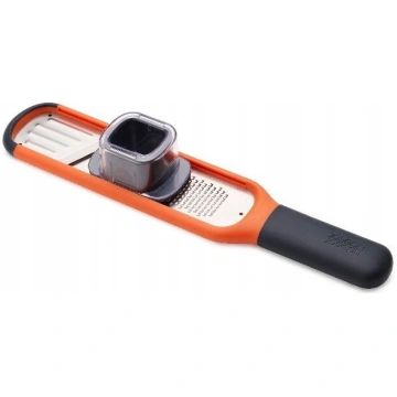 Joseph Joseph Handi‑Grate™ oranžais 2‑in‑1 mini rī