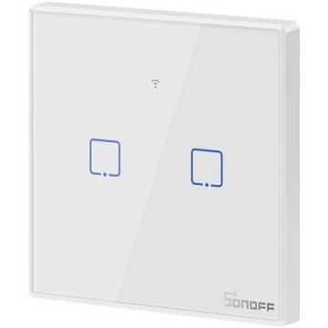 Sonoff T2EU2C 2-Kanālu Viedais Sienas Slēdzis Wi-F