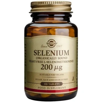 SOLGAR Selenium 200µg 50 Tablets 0033984025561