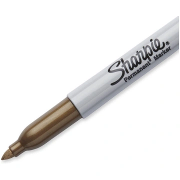 Sharpie Perm Mrkr FP Gold Boxes X 12