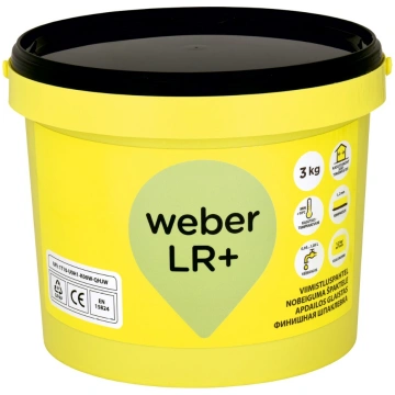 Weber LR+ smalka izlīdzinošā nobeiguma špaktele, 3