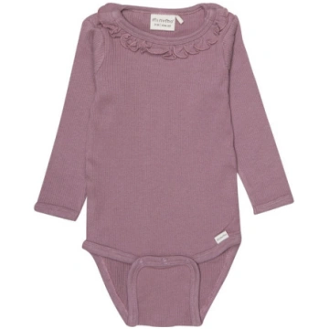 Minymo Infant Girl Body L/S Rib 112005-6109
