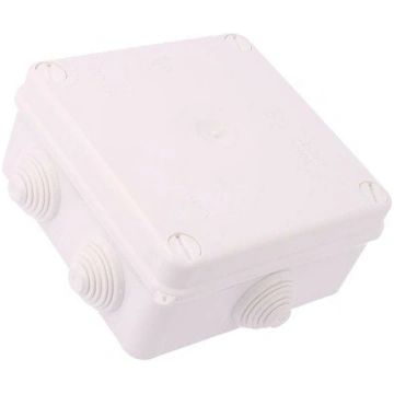 Enclosure: junction box; X: 133mm; Y: 133mm; Z: 64