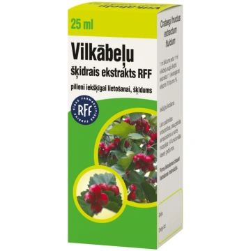 RFF Vilkābeļu šķidrais ekstrakts, 25 ml RĪGAS FARM