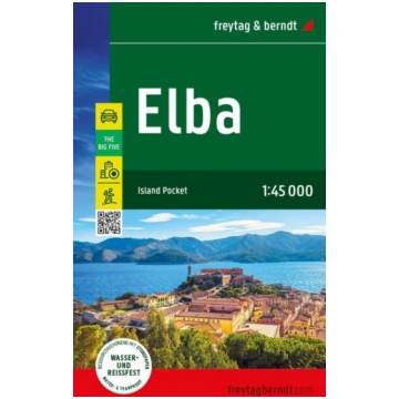 Elba, Straßen- und Freizeitkarte 1:45.000, freytag