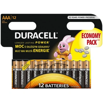 Baterija DURACELL Basic AAA 12 gab./iepak. - 250-0