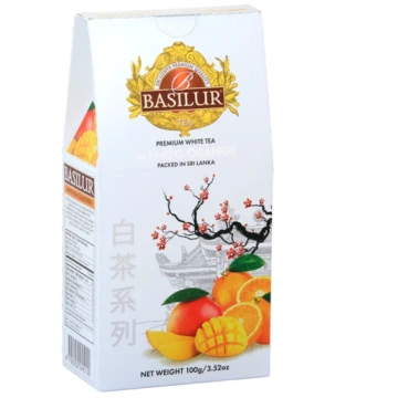 Baltā tēja BASILUR WHITE TEA Mango Orange