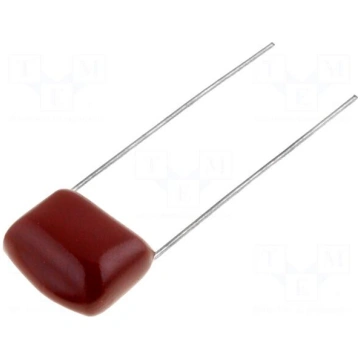 Capacitor: polyester | 100nF | 250VDC | Pitch: 7.5