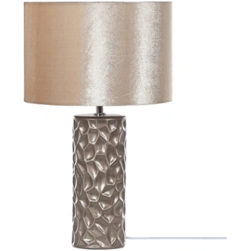 Lampa stoowa Beliani Lampa stoowa ceramiczna zota 