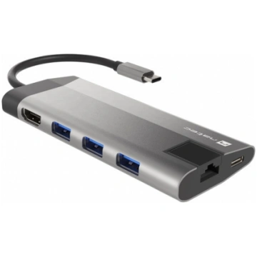 NATEC MULTIPORT FOWLER PLUS USB-C, HDMI 4K, RJ45 N