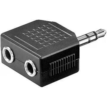 Goobay Headphone AUX adapter; 3.5 mm jack 1-to-2 (